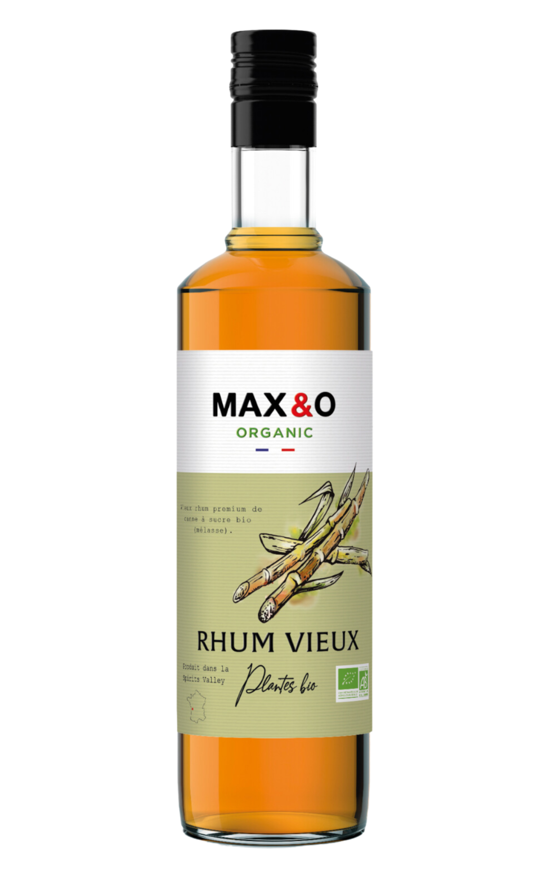 MAX&O Rhum Ambré - visuel officiel arspirits.fr