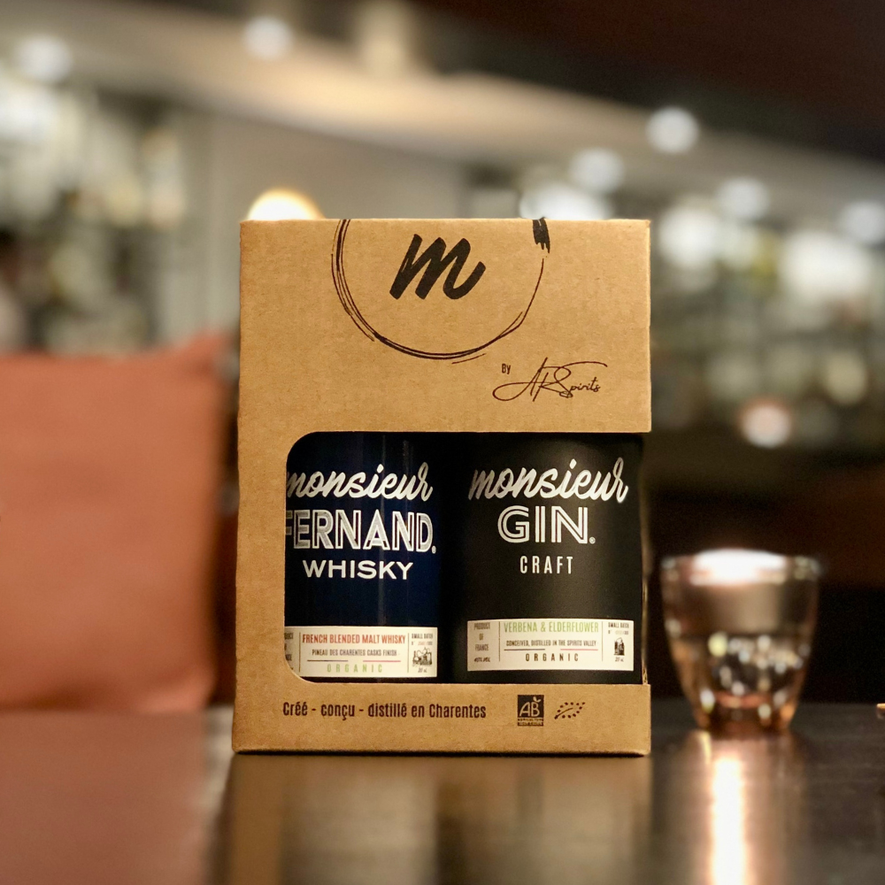 Coffret 2 Mini 20cl Monsieur Fernand Monsieur Gin