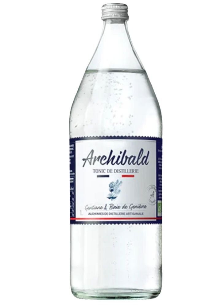 Archibald Tonic de Distillerie BIO – bouteille 1 litre, face