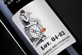 Ernest Gautriaud Pineau des Charentes Lot 04-83 — détail étiquette sur fond noir