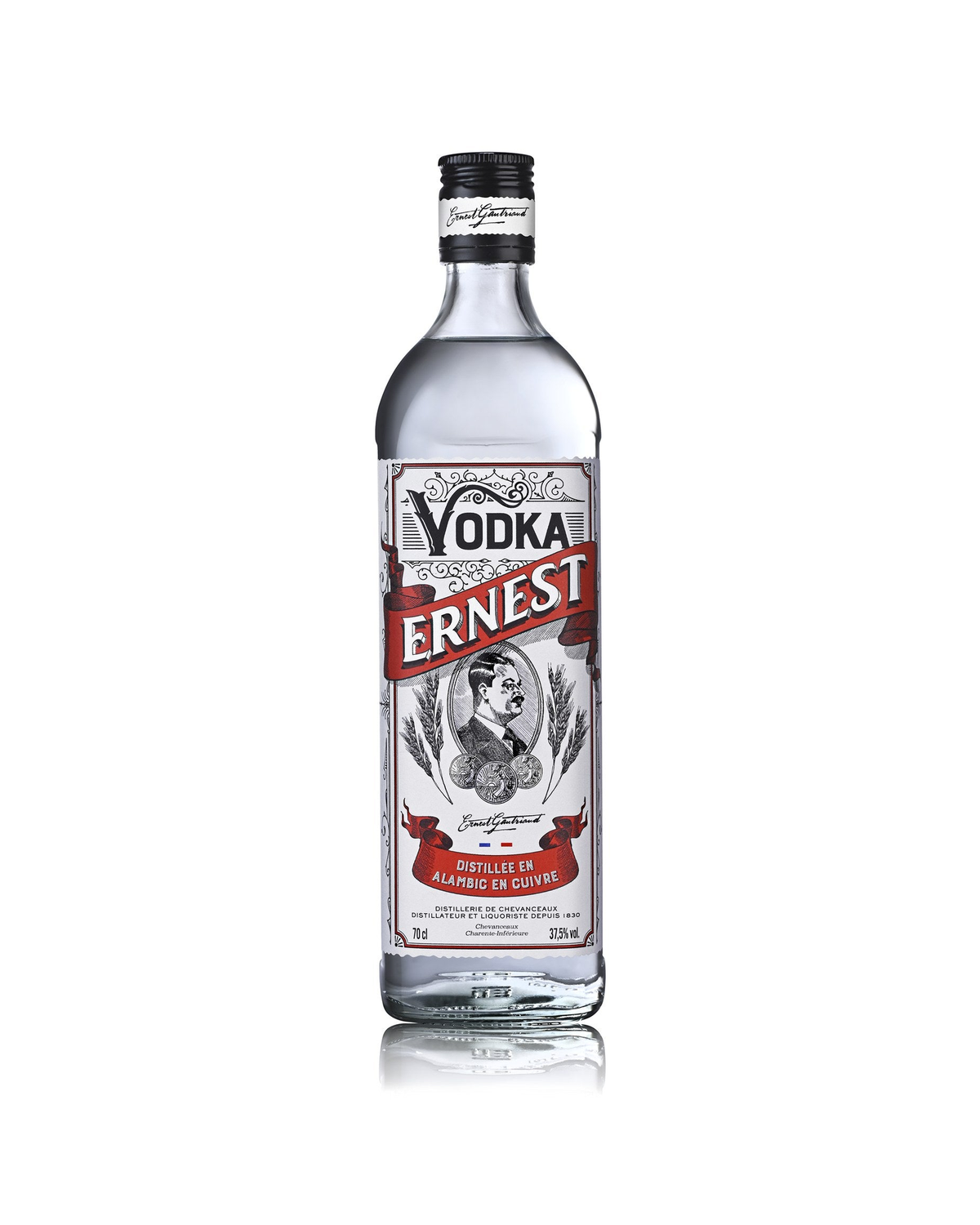 Ernest Vodka BIO 70 cl — packshot officiel