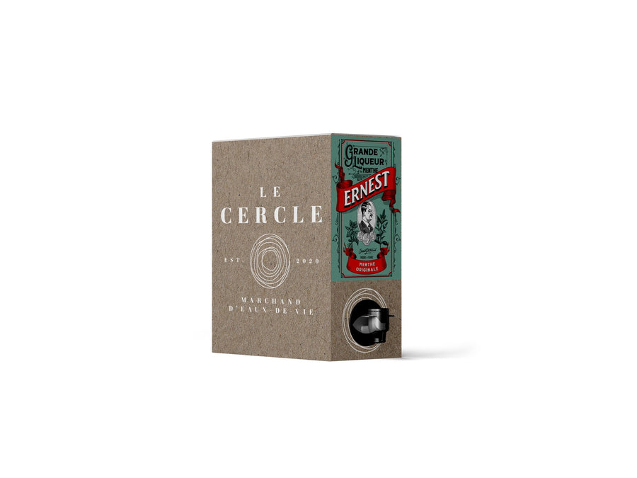 BIB Ernest Liqueur de Menthe — format professionnel Le Cercle