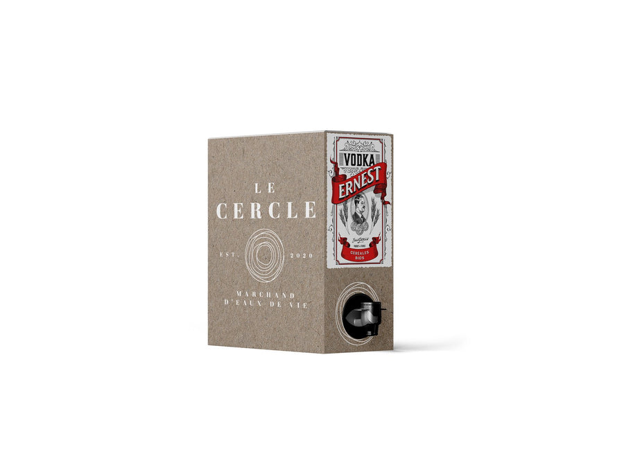 BIB Ernest Vodka — format professionnel Le Cercle