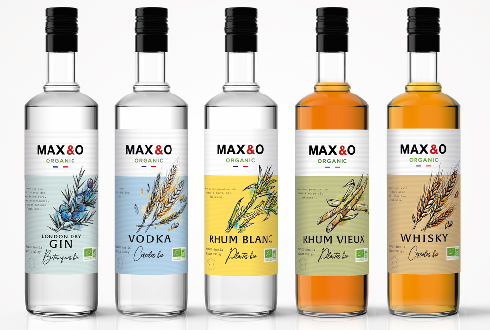 Collection de bouteilles MAX&O