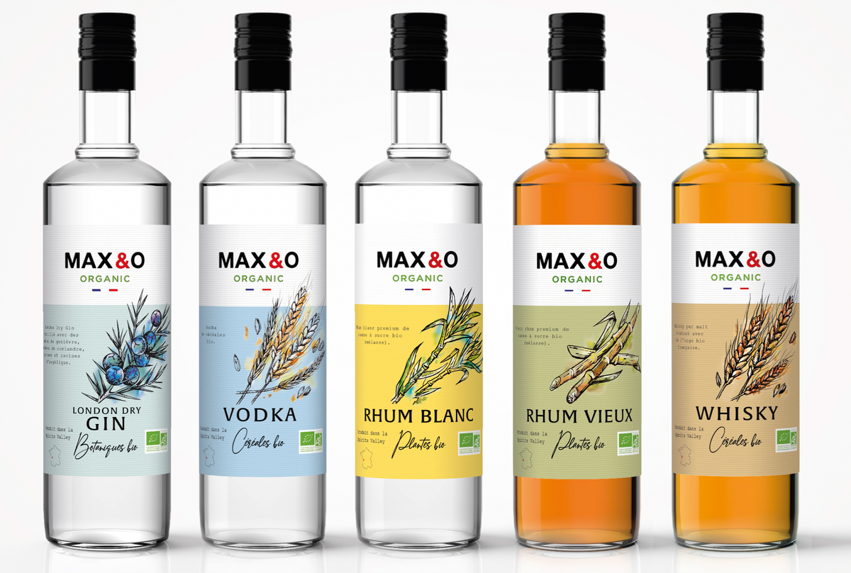 Collection MAX&O — bouteilles 70 cl