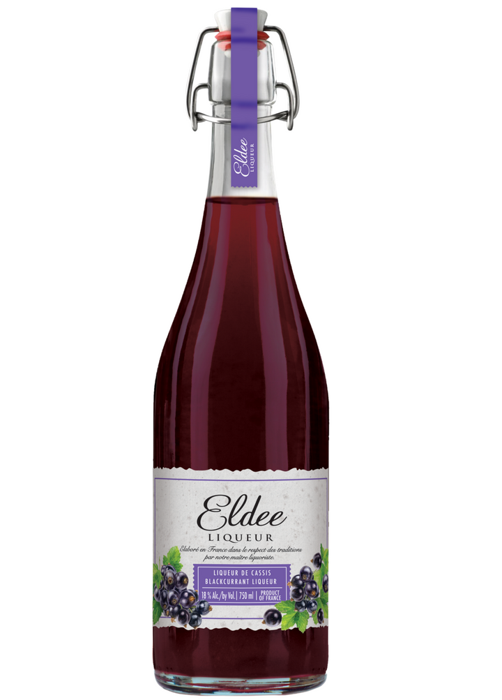 Eldee Blackcurrant Liqueur – packshot bouteille 750 ml