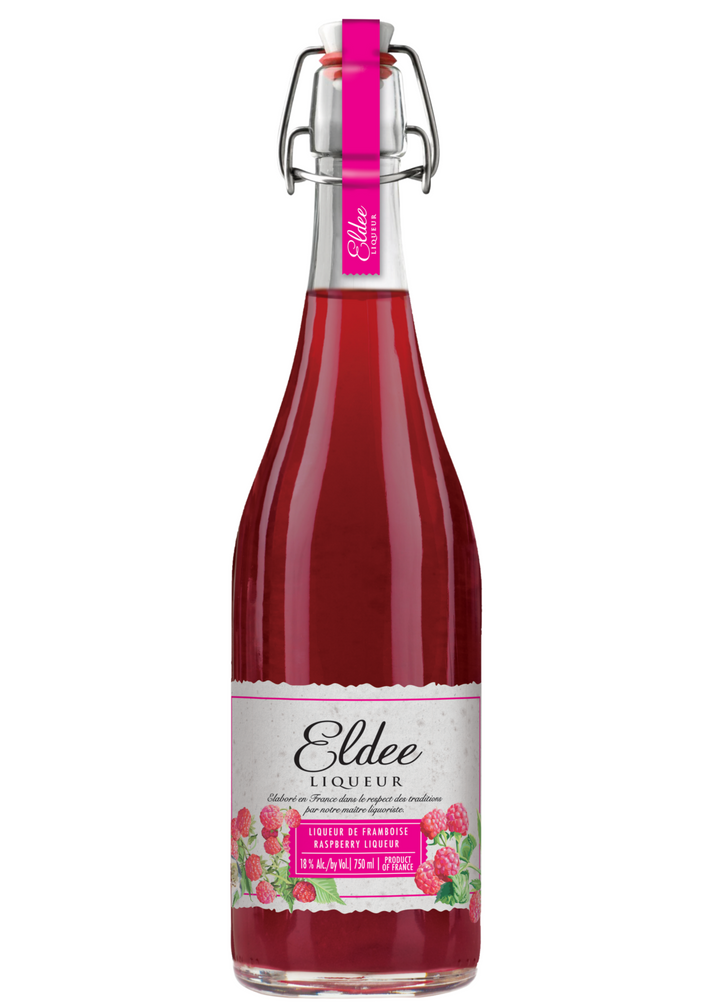 Eldee Raspberry Liqueur – packshot bouteille 750 ml