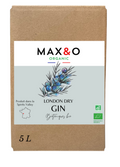 MAX&O Organic London Dry Gin BIO – BIB 5 litres