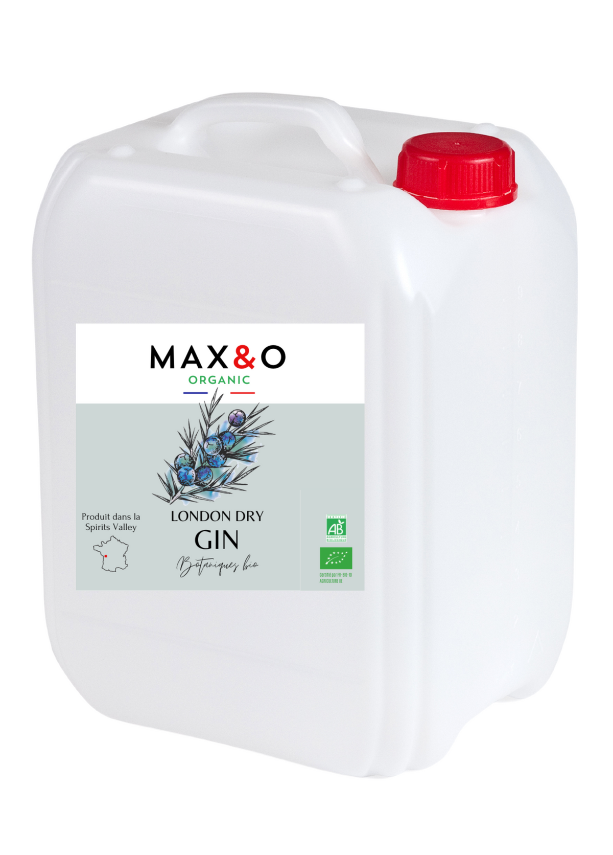 MAX&O Gin — Bidon 30 L / GRV 1 000 L