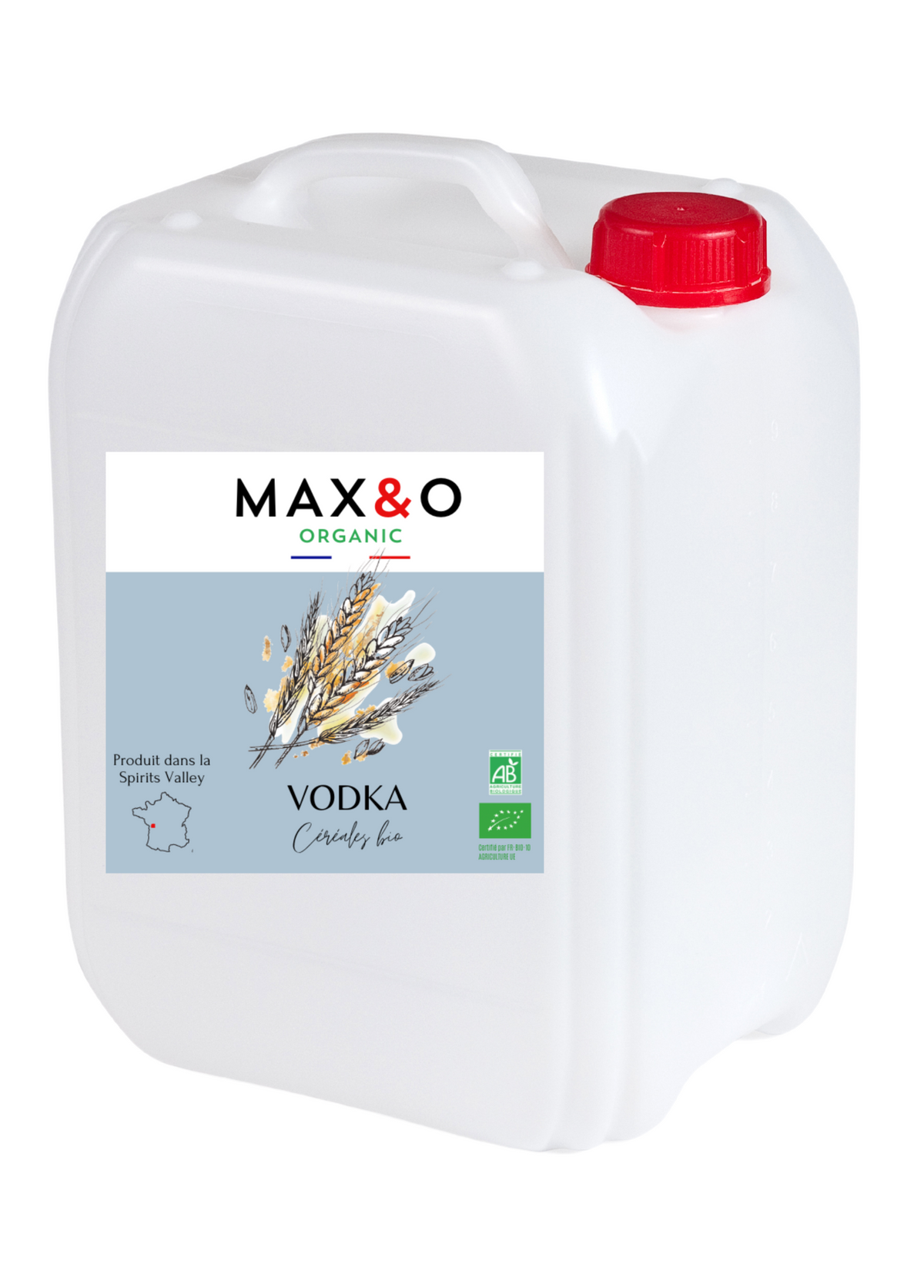 MAX&O Vodka — Bidon 30 L / GRV 1 000 L