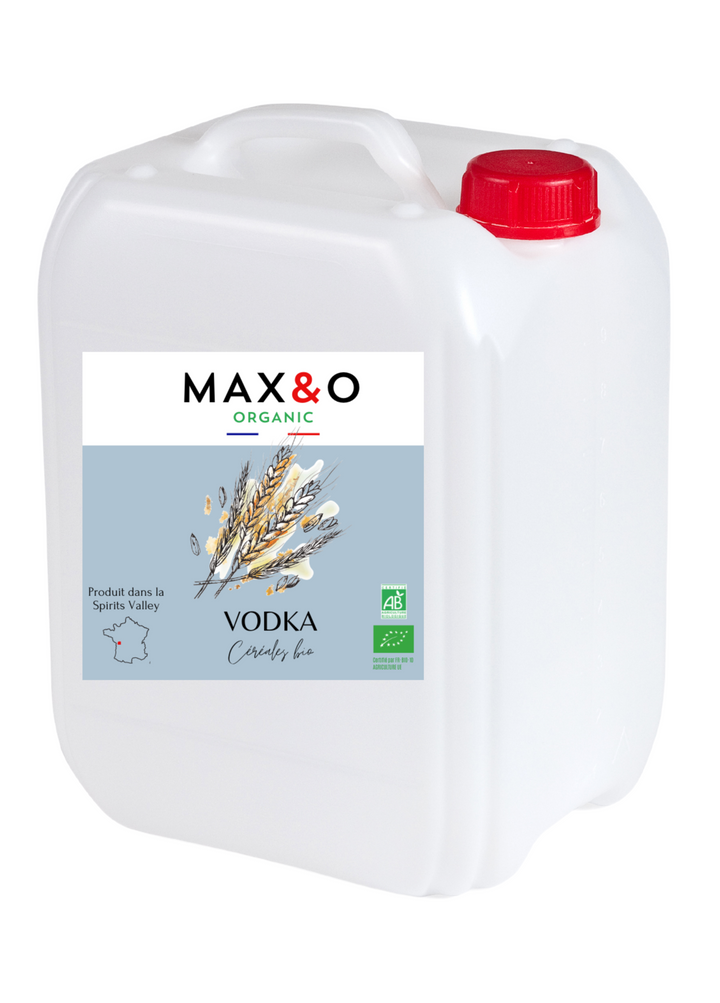 MAX&O Organic Vodka BIO — bidon professionnel