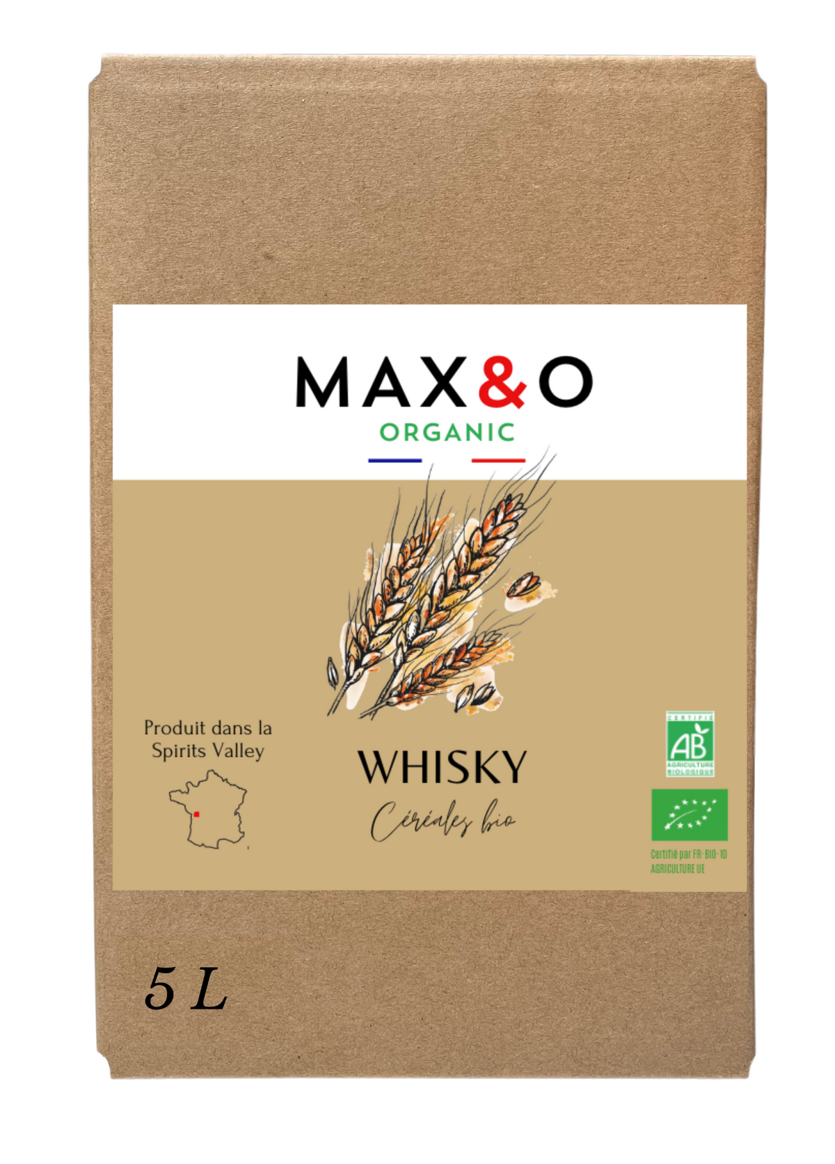 MAX&O Organic Whisky BIO – BIB 5 litres