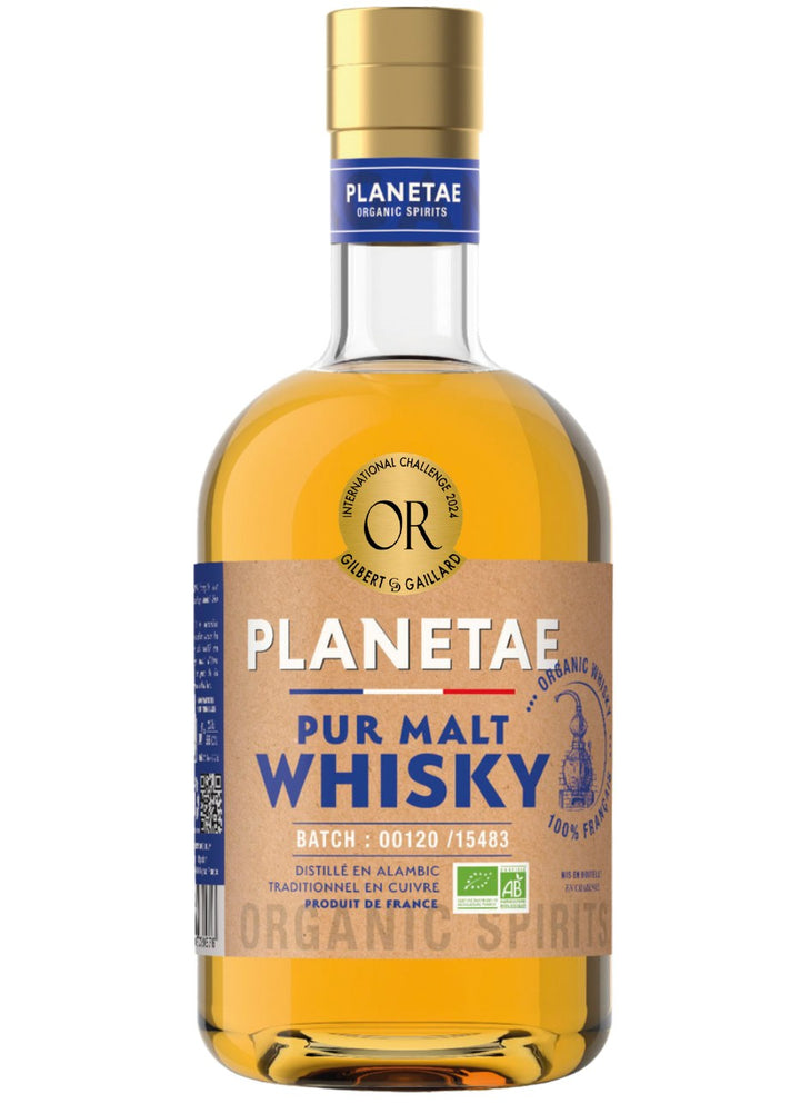 Planetae Pur Malt Whisky BIO, packshot officiel de la bouteille