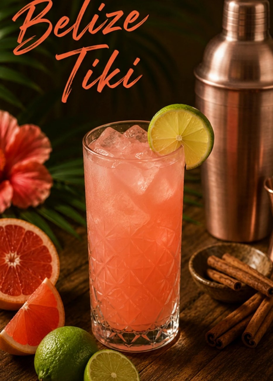 Hee Joy Belize XO Single Cask 2011, suggestion de cocktail Belize Tiki