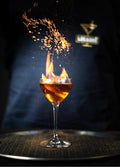 LeCarré Vermouth Rouge, cocktail avec zeste flambé