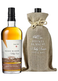 Pointe Blanche Single Malt Finish Pineau des Charentes 70 cl — bouteille et pochon en toile de jute