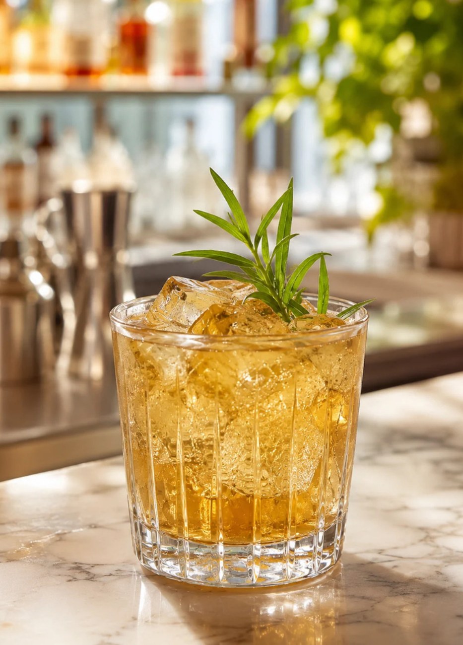 Ernest Gautriaud Pineau des Charentes Lot AB-15 — cocktail long drink au bar