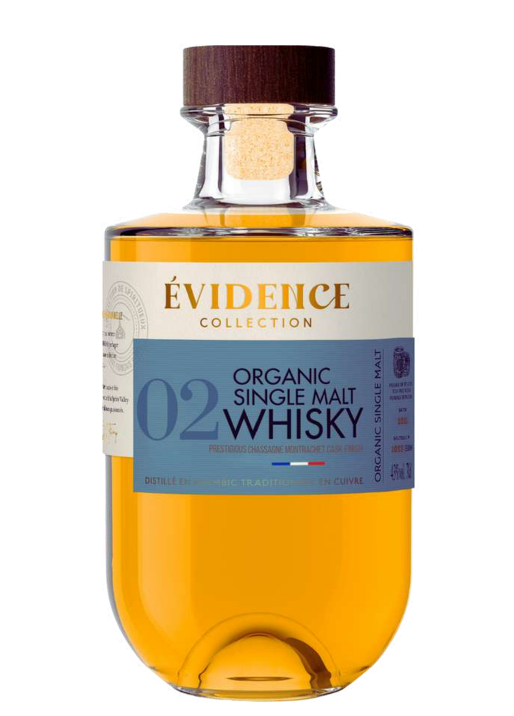 Évidence 02 — Single Malt Whisky BIO — packshot officiel